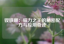 釹鐵硼：磁力之王的秘密配方與應用奇跡