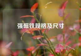 強磁鐵規(guī)格及尺寸