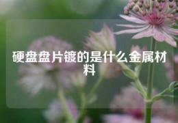 硬盤盤片鍍的是什么金屬材料