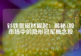 釤鐵氮磁材崛起：揭秘A股市場中的隱形冠軍概念股