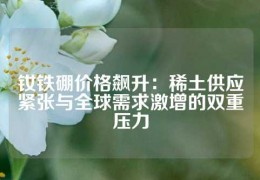 釹鐵硼價格飆升：稀土供應緊張與全球需求激增的雙重壓力