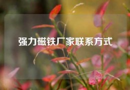 強力磁鐵廠家聯系方式