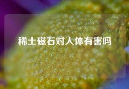 稀土磁石對人體有害嗎