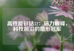 高性能釤鈷32：磁力巔峰，科技前沿的隱形冠軍