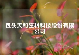 包頭天和磁材科技股份有限公司