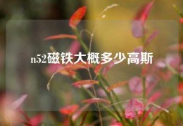 n52磁鐵大概多少高斯