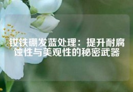 釹鐵硼發藍處理：提升耐腐蝕性與美觀性的秘密武器