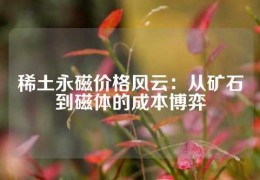 稀土永磁價(jià)格風(fēng)云：從礦石到磁體的成本博弈