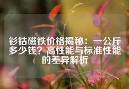 釤鈷磁鐵價格揭秘：一公斤多少錢？高性能與標準性能的差異解析