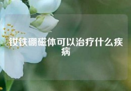 釹鐵硼磁體可以治療什么疾病