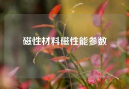 磁性材料磁性能參數(shù)