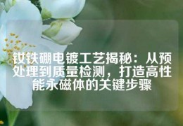 釹鐵硼電鍍工藝揭秘：從預(yù)處理到質(zhì)量檢測，打造高性能永磁體的關(guān)鍵步驟