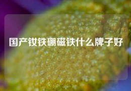 國(guó)產(chǎn)釹鐵硼磁鐵什么牌子好