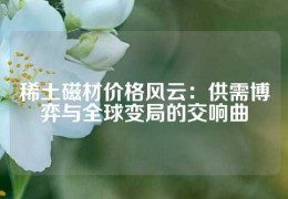 稀土磁材價格風云：供需博弈與全球變局的交響曲