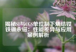 揭秘SI與CGS單位制下燒結釹鐵硼永磁：性能差異與應用案例解析