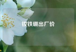 釹鐵硼出廠價