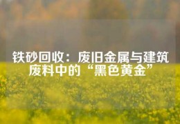 鐵砂回收：廢舊金屬與建筑廢料中的“黑色黃金”