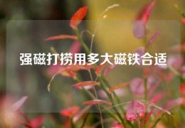 強(qiáng)磁打撈用多大磁鐵合適