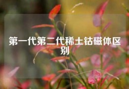 第一代第二代稀土鈷磁體區別