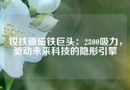 釹鐵硼磁鐵巨頭：2800吸力，驅動未來科技的隱形引擎