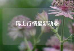 稀土行情最新動(dòng)態(tài)