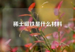 稀土磁鐵是什么材料