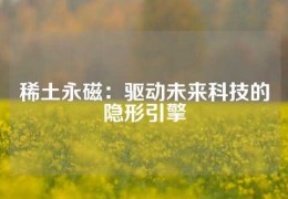 稀土永磁：驅(qū)動未來科技的隱形引擎