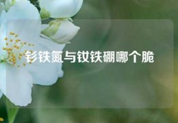 釤鐵氮與釹鐵硼哪個(gè)脆