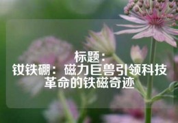 標題：
釹鐵硼：磁力巨獸引領科技革命的鐵磁奇跡