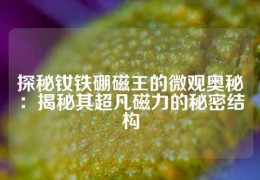 探秘釹鐵硼磁王的微觀奧秘：揭秘其超凡磁力的秘密結構