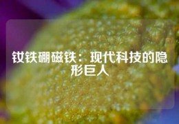 釹鐵硼磁鐵：現(xiàn)代科技的隱形巨人