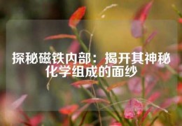 探秘磁鐵內(nèi)部：揭開其神秘化學(xué)組成的面紗