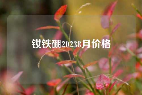 釹鐵硼20238月價(jià)格