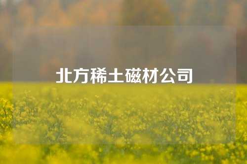 北方稀土磁材公司