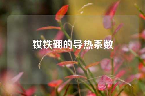 釹鐵硼的導(dǎo)熱系數(shù)