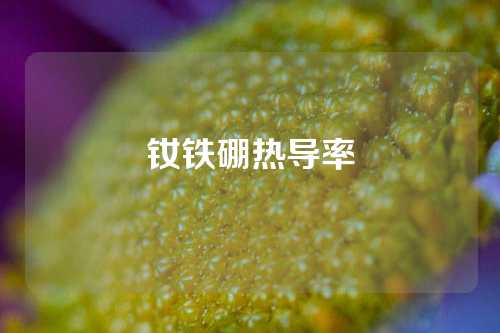 釹鐵硼熱導(dǎo)率