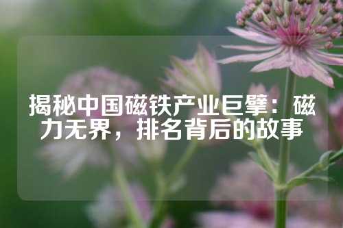 揭秘中國磁鐵產(chǎn)業(yè)巨擘：磁力無界，排名背后的故事