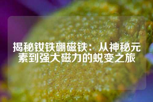 揭秘釹鐵硼磁鐵:從神秘元素到強(qiáng)大磁力的蛻變之旅