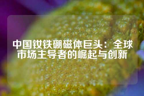 中國釹鐵硼磁體巨頭:全球市場主導(dǎo)者的崛起與創(chuàng)新