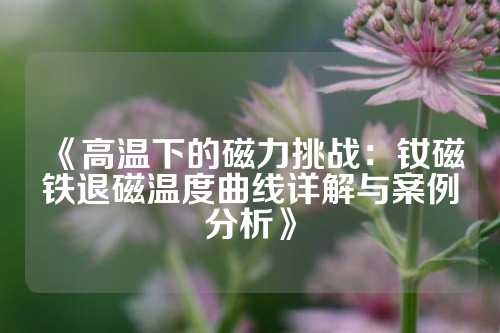《高溫下的磁力挑戰(zhàn):釹磁鐵退磁溫度曲線詳解與案例分析》