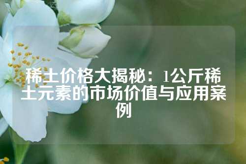 稀土價格大揭秘：1公斤稀土元素的市場價值與應(yīng)用案例