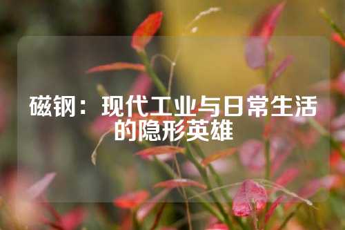 磁鋼：現(xiàn)代工業(yè)與日常生活的隱形英雄